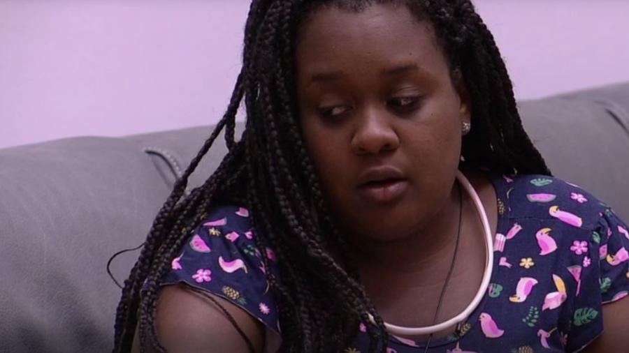 Roberta: apostando em ir adiante no jogo, mas sem Ilmar - Reprodução/TVGlobo