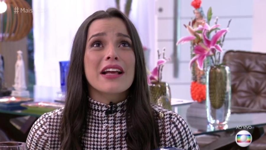 No "Mais Você", Emilly diz sobre Marcos: "Quero colocar em pratos limpos" - Reprodução TV Globo