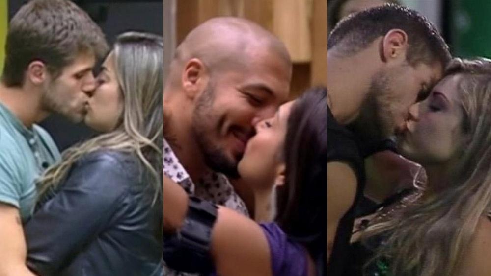 Brothers que se beijaram ao longo de várias edições do "BBB" - Montagem/TvGlobo
