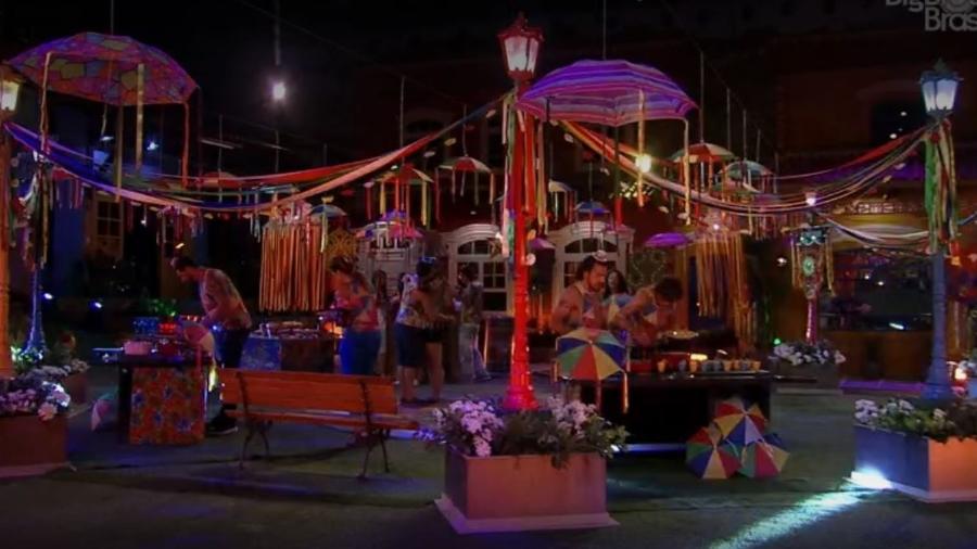 Participantes curtem Festa Frevo no "BBB17" - Reprodução/TV Globo