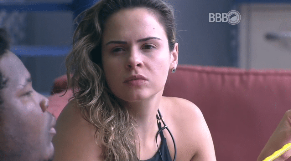 4.mar.2016 - Ana Paula teme que Renan indique Munik para o próximo paredão - Reprodução/TV Globo