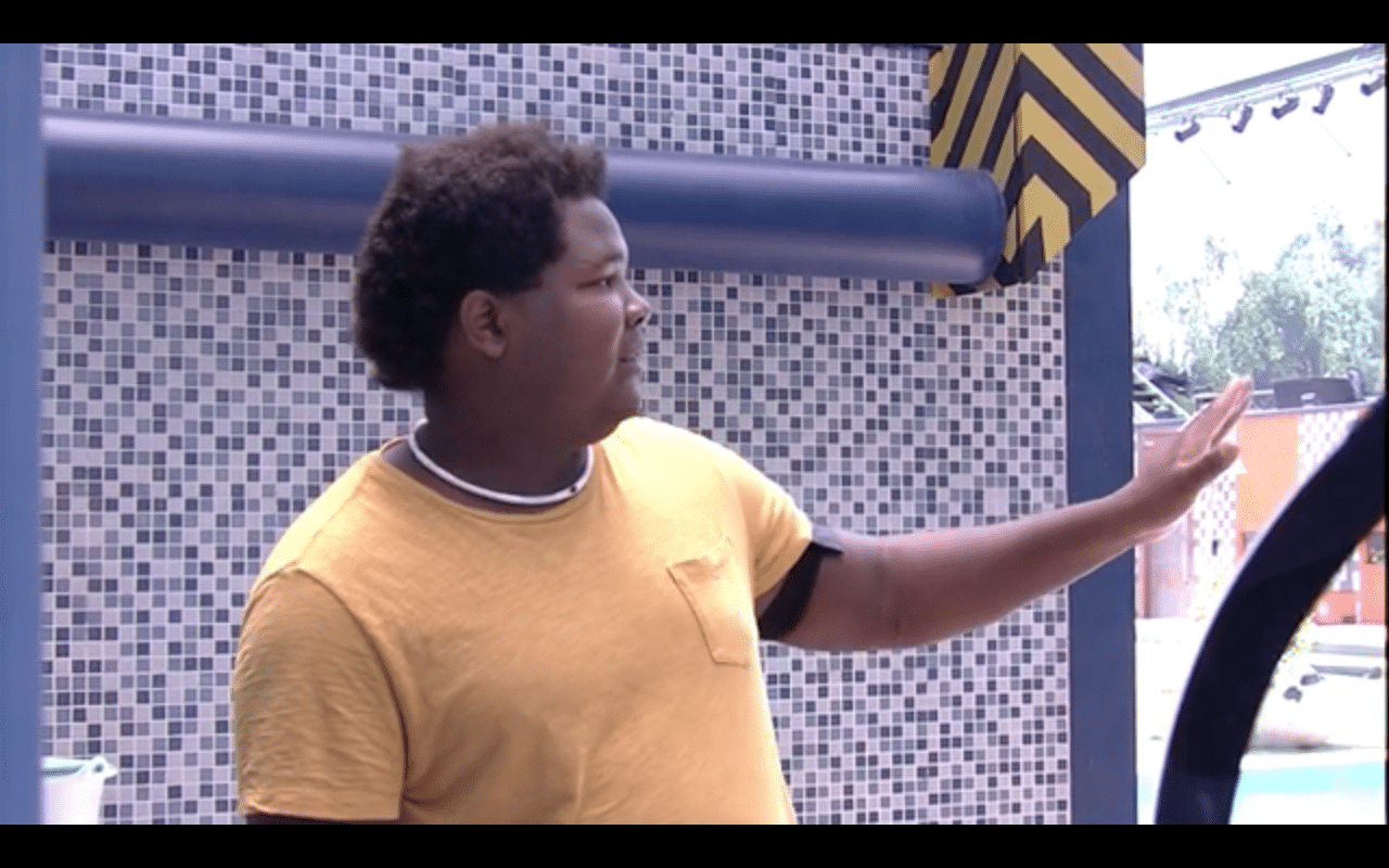 24.fev.2016 - Ronan dá bronca em Matheus no "BBB16" - Reprodução/TV Globo