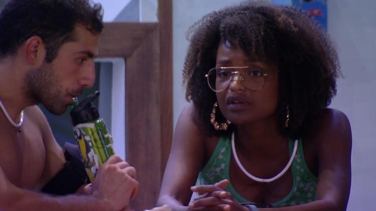 Wagner e Nayara discutem - Reprodução/Globoplay - Reprodução/Globoplay