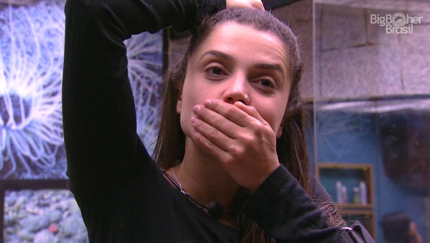 Paula fica chocada com anúncio da produção do programa - Reprodução/GloboPlay