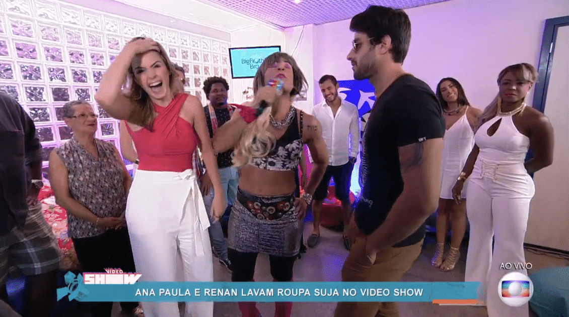 6.abr.2016 - Joaquim Lopes coloca Ana Paula e Renan frente a frente - Reprodução/ TV Globo