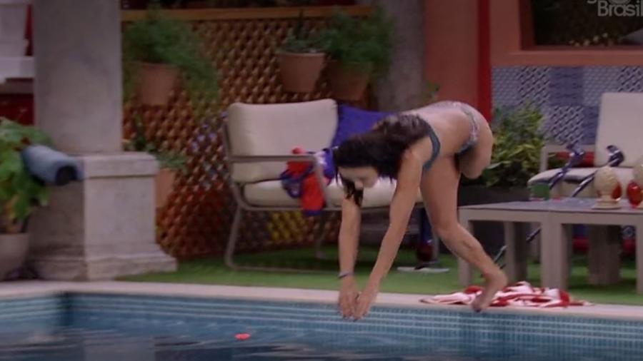 Marinalva nada de madrugada - Reprodução/TV Globo