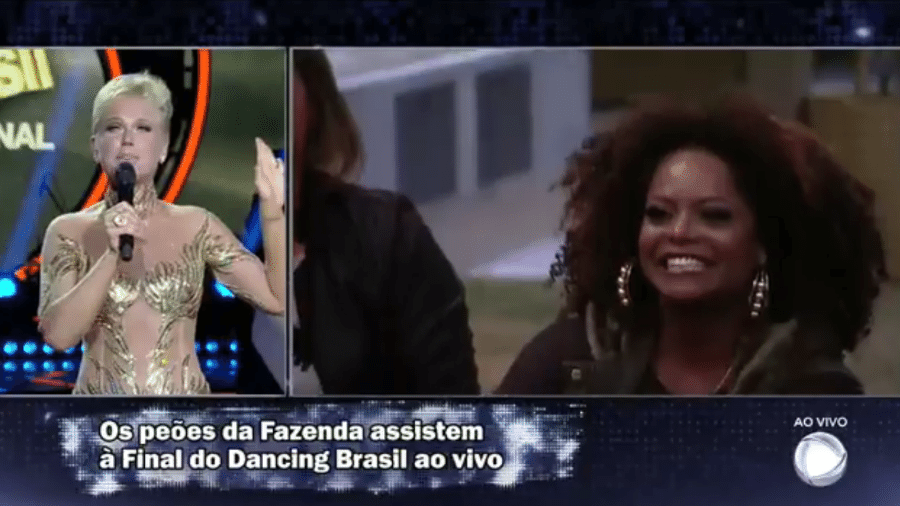 Xuxa fala ao vivo com peões de "A Fazenda 9" - Reprodução/R7