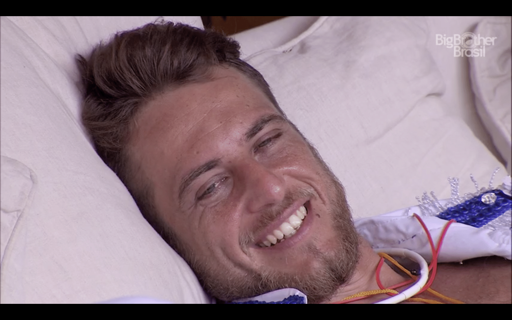 7.fev.2016 - Após saber que Munik o tem como alvo na votação deste domingo (7), Daniel diz que a goiana está utilizando uma estratégia de defesa no "BBB16" - Reprodução/TV Globo