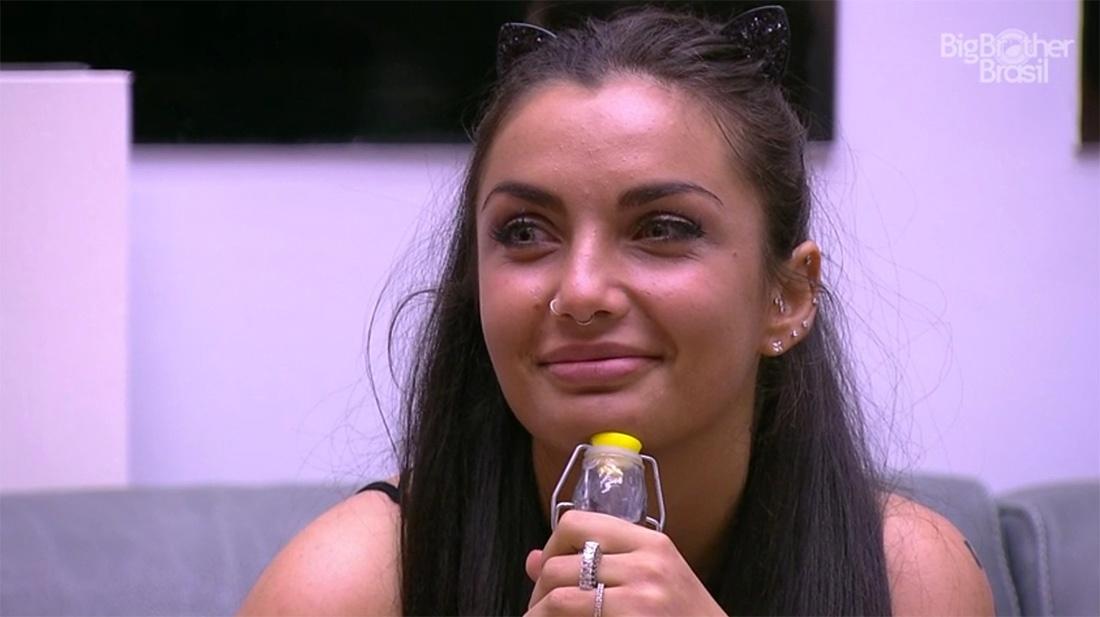 Elettra fica ansiosa para saber resultado do paredão - Reprodução/TV Globo