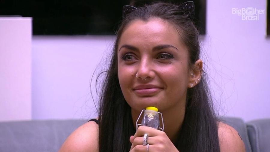Elettra fica ansiosa para saber resultado do paredão - Reprodução/TV Globo