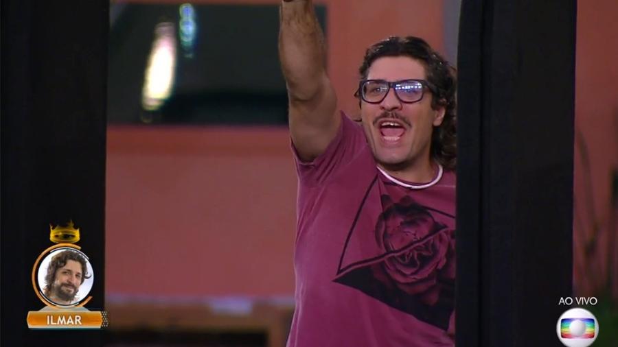 Ilmar vence a oitava prova do líder do "BBB17" - Reprodução/TV Globo