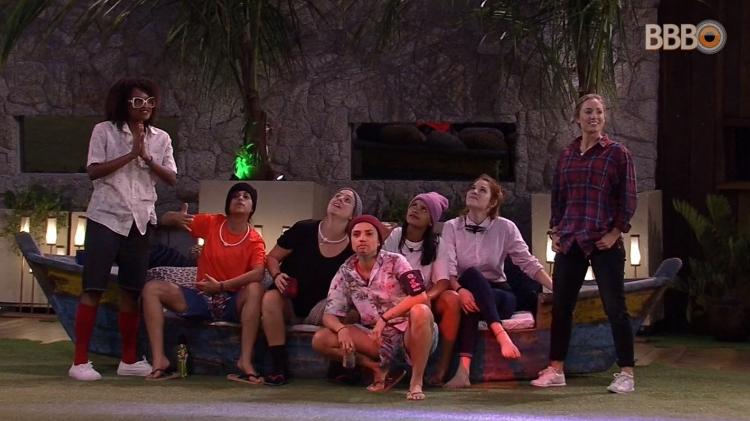 Brothers em festa improvisada de Carnaval 1 - Reprodução/Globoplay - Reprodução/Globoplay