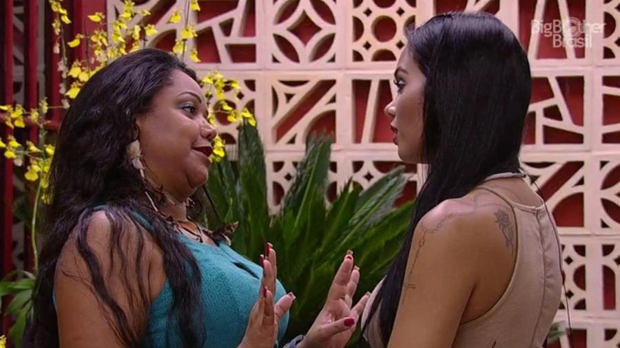 Elis e Mayara discutem por causa do voto - Reprodução/TV Globo