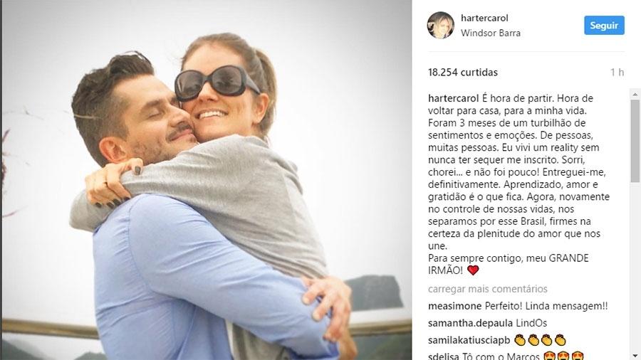Irmã de Marcos faz desabafo em rede social - Reprodução/Instagram