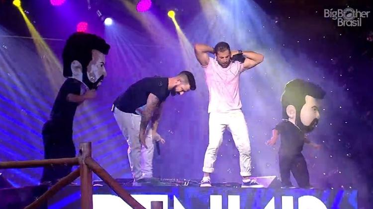 Dennis Dj e Kaysar - Reprodução/GloboPlay - Reprodução/GloboPlay