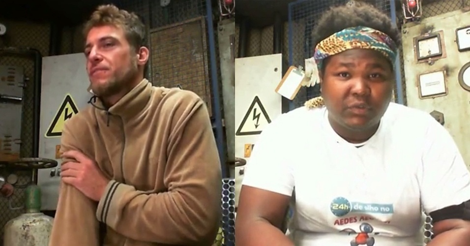 15.fev.2016 - Daniel e Ronan se dizem confiantes para o terceiro paredão do "BBB16" - Reprodução/Globo