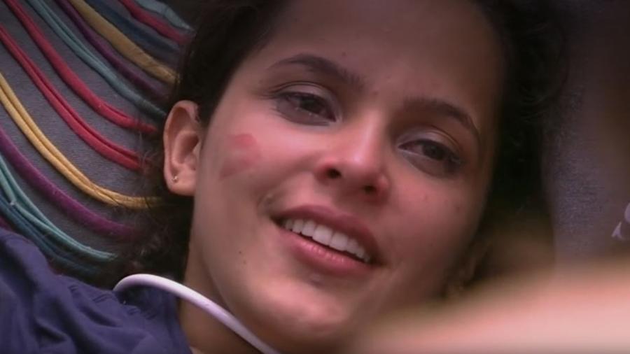 Emilly chora após vencer prova do líder - Reprodução/TV Globo