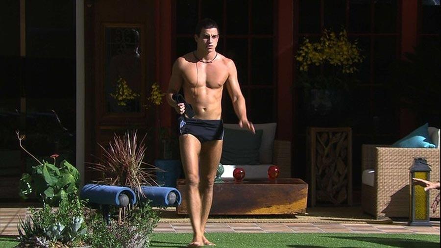 Brothers são punidos e não podem usar piscina - Reprodução/TV Globo