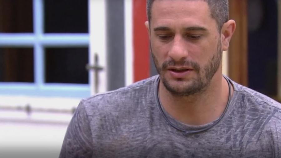 Daniel ficou irritado com o fim da brincadeira de esconde-esconde - Reprodução/TVGlobo