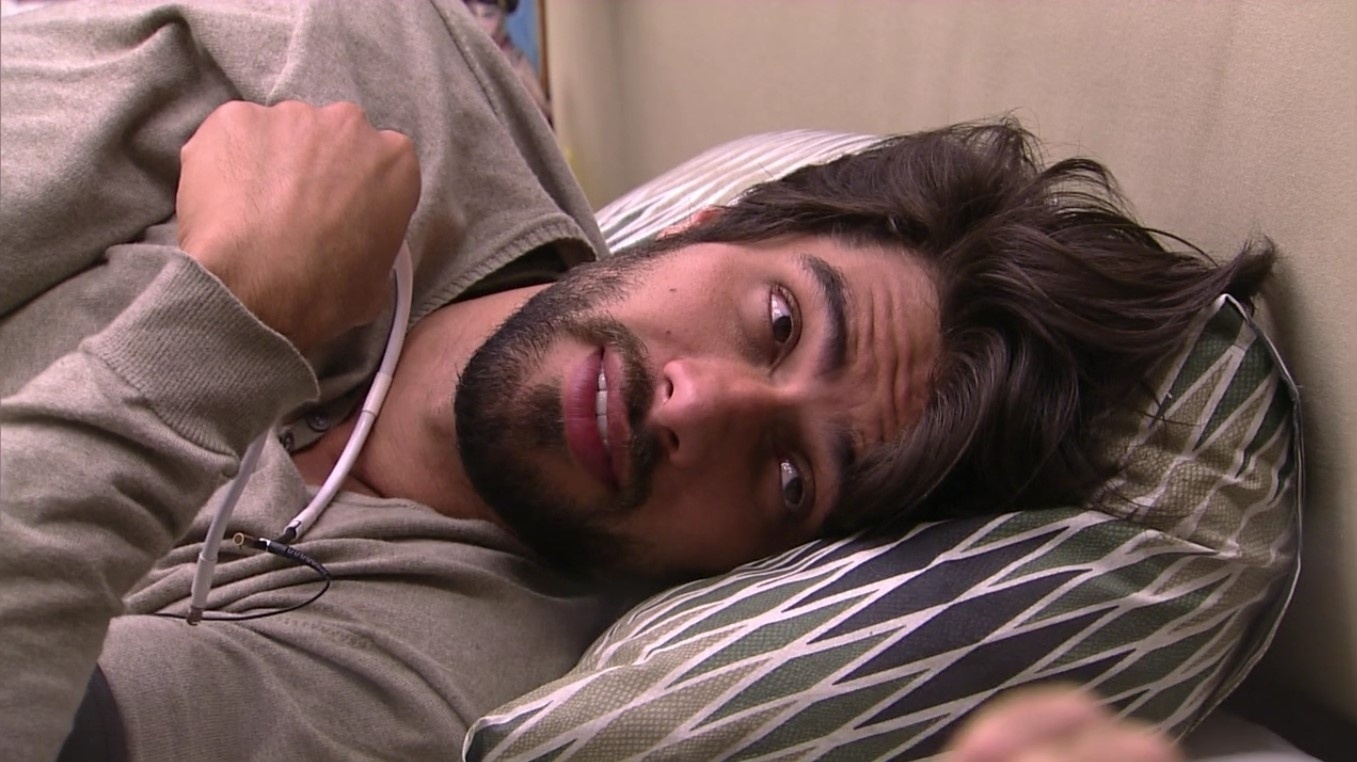 6.fev.2016 - Renan fala em deixar o "BBB16" - Reprodução/TV Globo