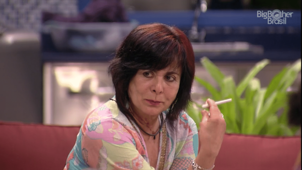 21.jan.2016 - Harumi diz que Jimmy Cliff é "lindo e maravilhoso" no "BBB16" - Reprodução/TV Globo