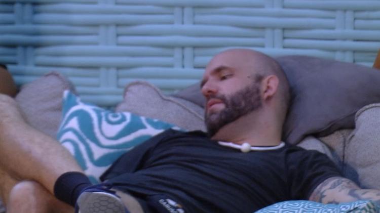 Caruso diz que não vai visitar quarto do líder - Reprodução/GlobosatPlay - Reprodução/GlobosatPlay