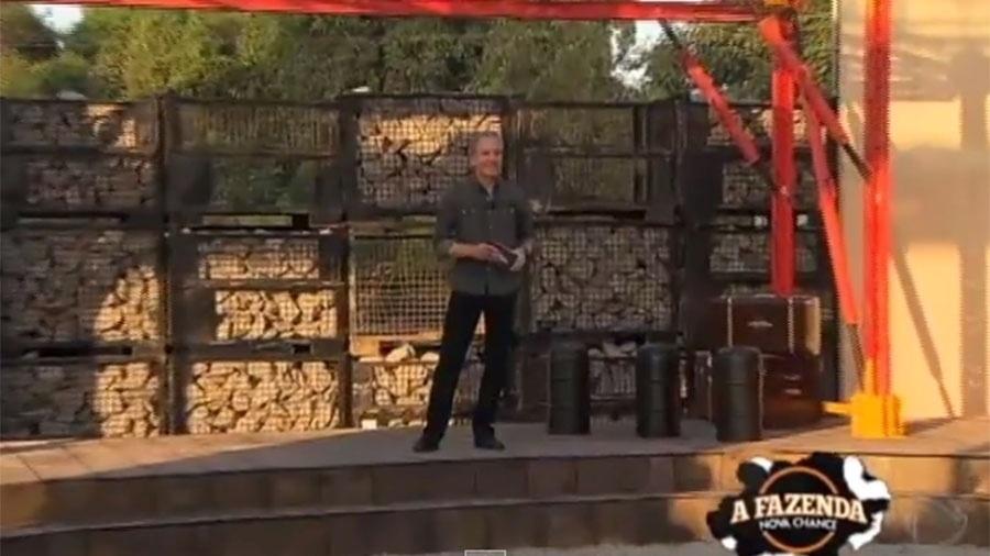 Roberto Justus apresenta a 9ª edição de "A Fazenda", da Record - Reprodução/TV Record