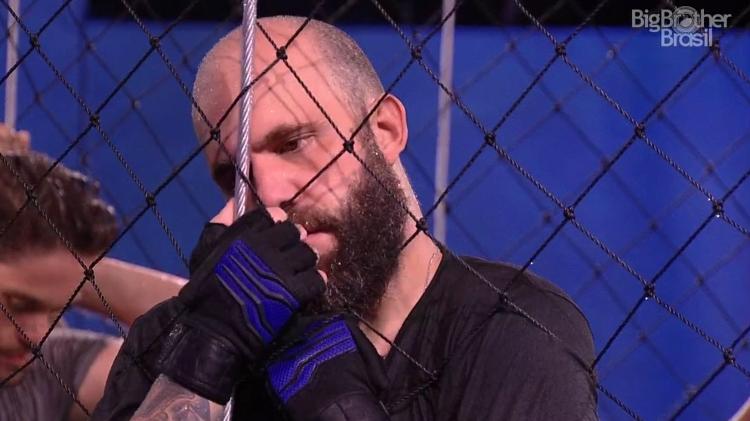 Caruso participa da prova do líder - Reprodução/GloboPlay - Reprodução/GloboPlay