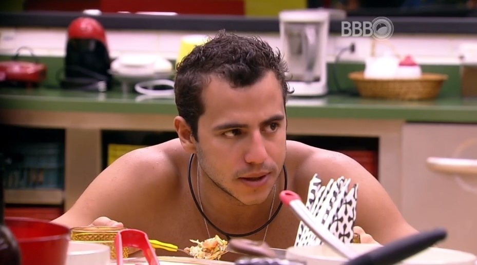 14.mar.2016 - Matheus fala sobre "roubo" em supermercado, no "BBB16" - Reprodução/TV Globo