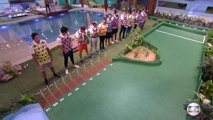 Prova do líder - Reprodução/TvGlobo - Reprodução/TvGlobo