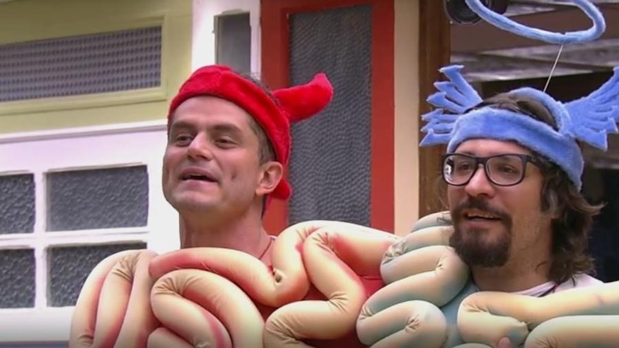 Marcos e Ilmar pagam Castigo do Mosntro - Reprodução/TVGlobo