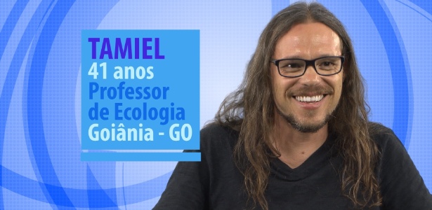 Tamiel, participante do "BBB16" , tem 41 anos, é professor de ecologia e mora em Goiânia (GO) - Divulgação/TV Globo