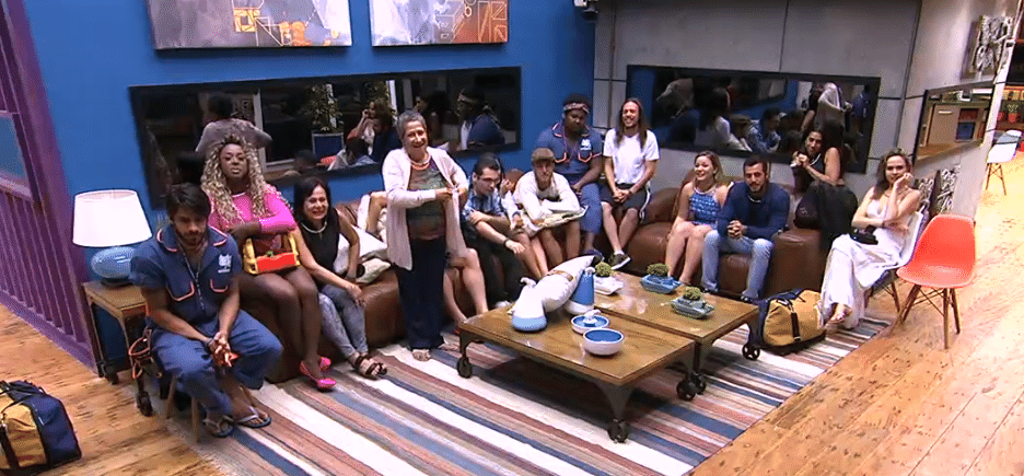 24.jan.2016 - Geralda e Matheus são o casal escolhido para permanecer no "BBB16" - Reprodução/TV Globo