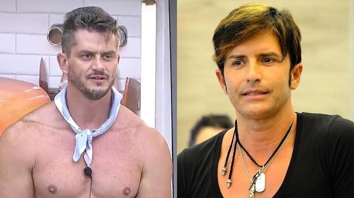 Marcos Harter é comparado com Dr. Rey dentro de "A Fazenda 9" - Montagem