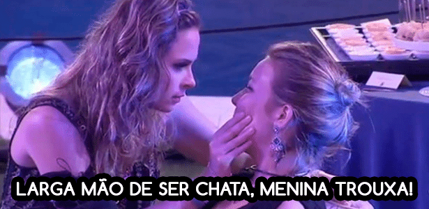 Diva bbb seria melhor se ... cacau - Reprodução/TV Globo e Montagem/Diva Depressão - Reprodução/TV Globo e Montagem/Diva Depressão
