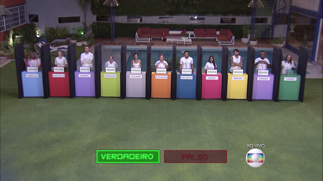 11.fev.2016 - Começou a prova do líder do "BBB16" - Reprodução/TV Globo