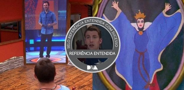 Diva BBB 2 - Reprodução/TV Globo e Arte/Diva Depressão - Reprodução/TV Globo e Arte/Diva Depressão