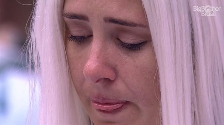 Patricia chorando - Reprodução/GloboPlay - Reprodução/GloboPlay