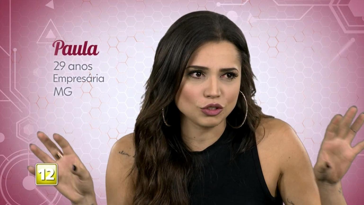 Paula, participante do "BBB18" - Reprodução/Gshow