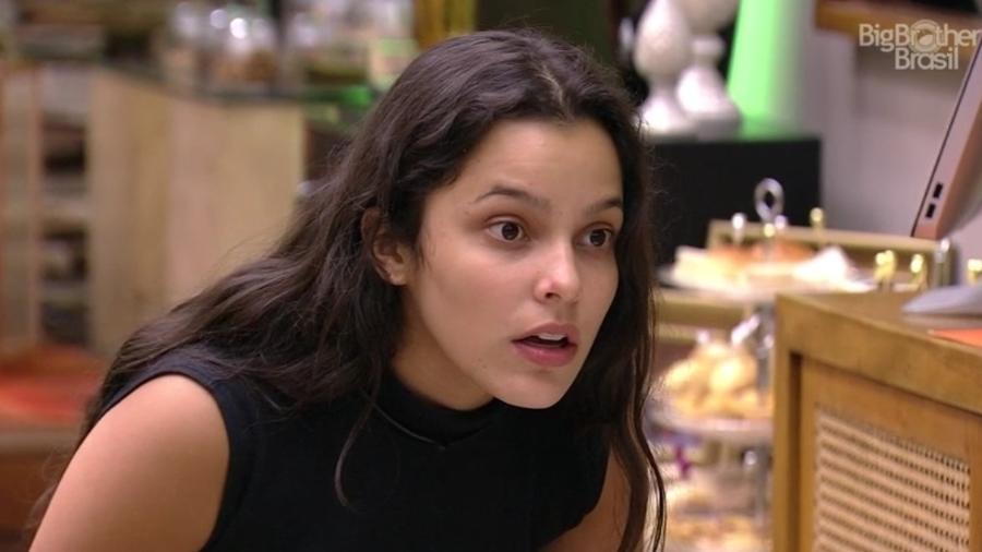 Emilly não gostou da atitude de Vivian pós-paredão - Reprodução/ TV Globo