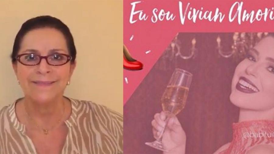 Enilda, mãe de Marcos, faz campanha para Vivian ganhar o "BBB17" -
