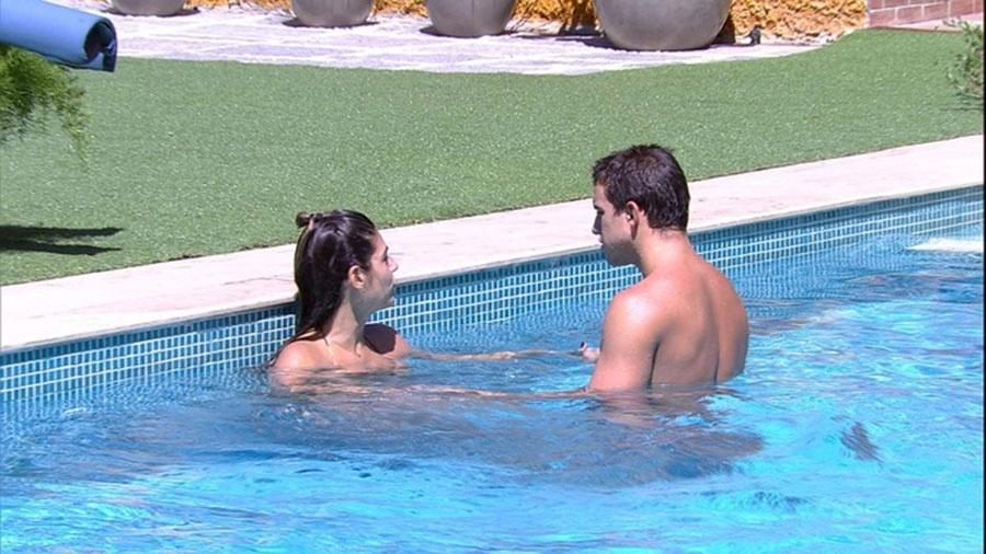 Vivian e Manoel: discussões constantes - Reprodução/TVGlobo
