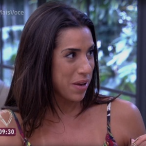No "Mais Você", Juliana elogia postura de Ana Paula em ser sincera, mas condena a sister pelo temperamento agressivo - Reprodução/TV Globo