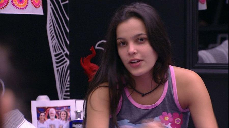 Emilly: "É muita burrice a pessoa entrar aqui e não ser ela mesma" - Reprodução/TVGlobo