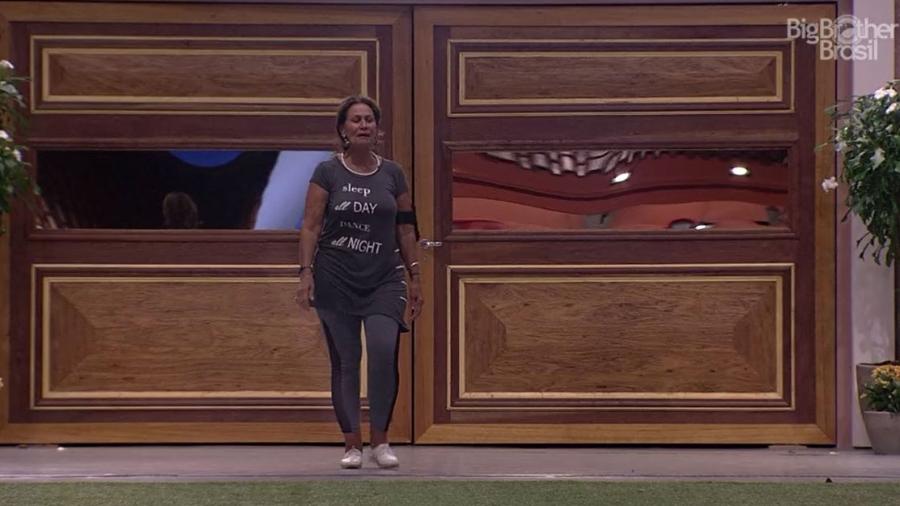 Ieda segue o exemplo de Luiz Felipe e sai da prova do líder - Reprodução/TV Globo