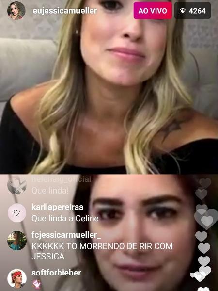 Jéssica tenta realizar papo ao vivo com irmã de Kaysar - Reprodução/Instagram