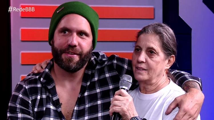 Mãe e Caruso - Reprodução/Gshow - Reprodução/Gshow