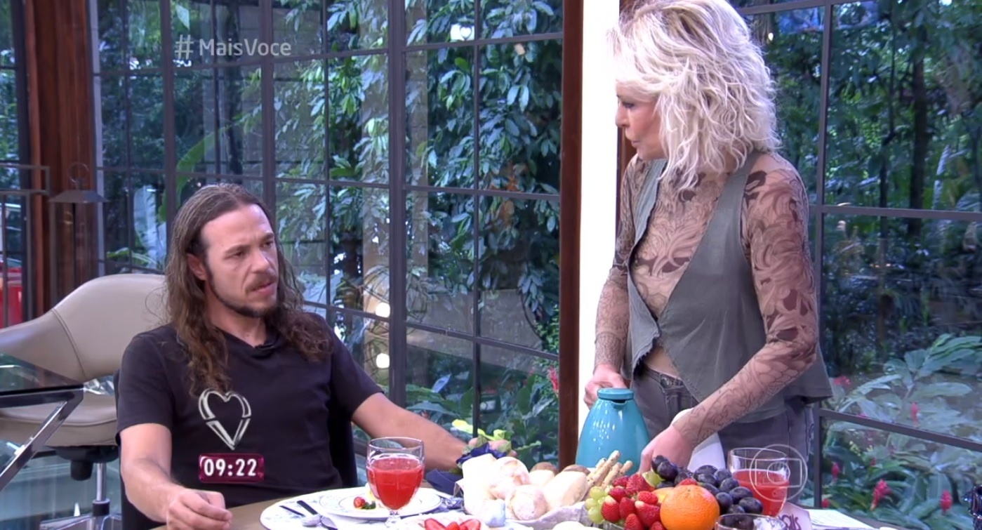 Primeiro líder eliminado da história do "BBB", Tamiel bate-papo com Ana Maria Braga no "Mais Você" - Reprodução/TV Globo