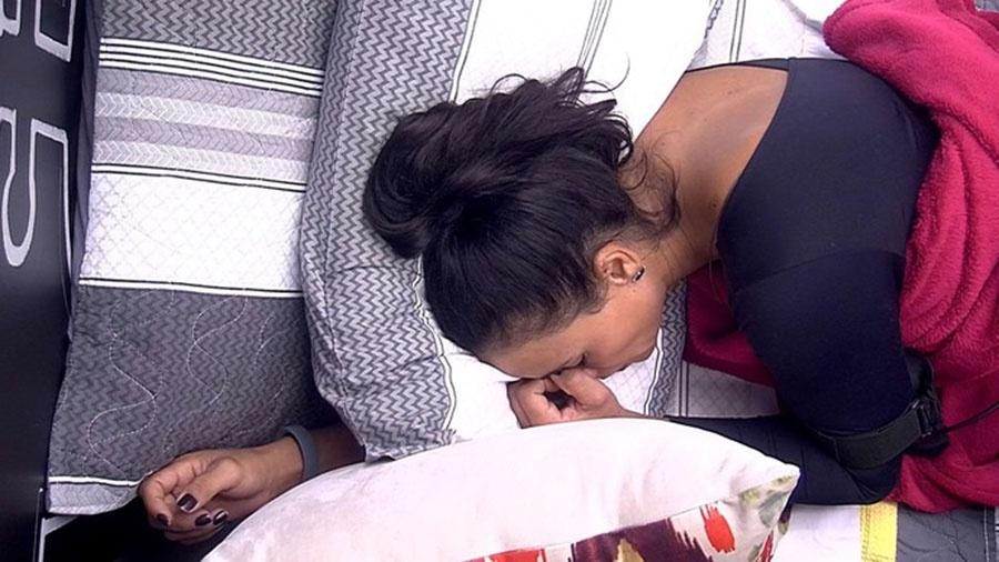Marinalva se lamenta por ter perdido prova do líder - Reprodução/TVGlobo