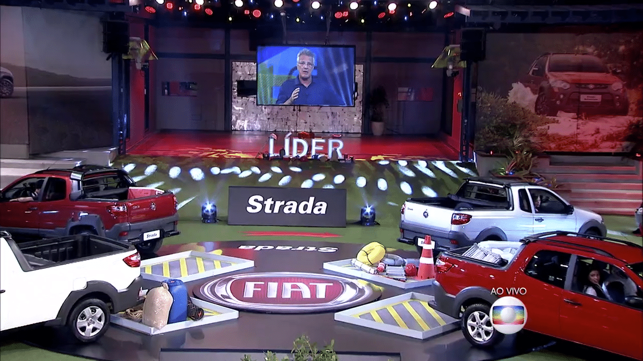 25.fev.2016 - Sexta prova do líder do "BBB16" é de resistência e com liderança compartilhada - Reprodução/TV Globo